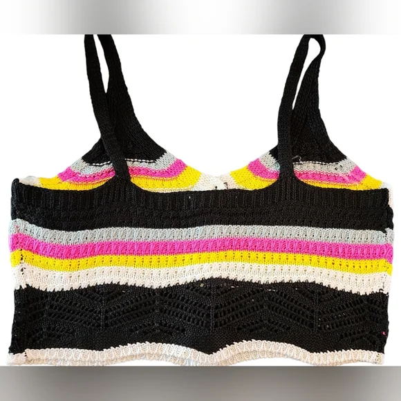 Jolie & Jay Crochet Tank Top & Shorts Set Women's XL NWT - Picture 4 of 12